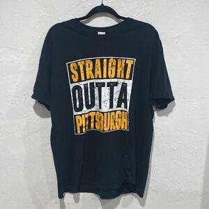 Pittsburgh Steelers Straight Outta Pittsburgh T Shirt Size XL